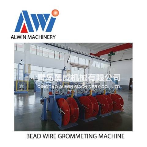 Two station Bead Wire Grommeting Machine